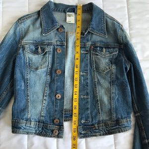 H&M cropped denim jacket